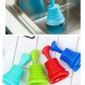 Bathroom Rubber Power Drain Cleaning Pump  Kitchen Drain Sink Plunger Unblocker (Multi Color). 