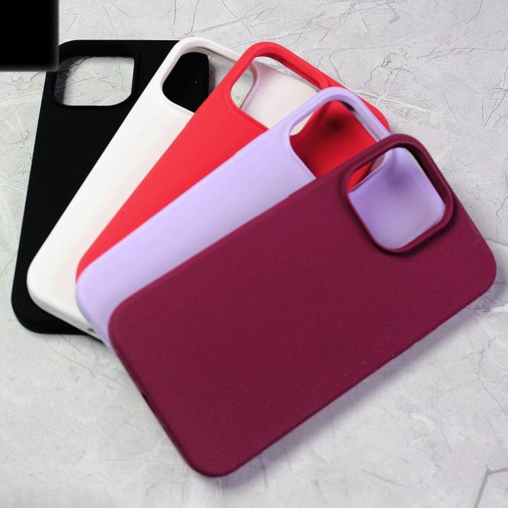 IPhone 11 Pro Max Cover Deep Purple HQ Silica Gel Shockproof Matte Soft Silicone Case