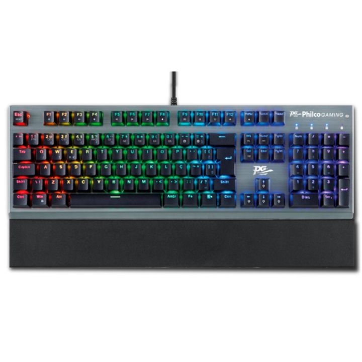 PHiLCO PKB92 ARGB MECHANICAL GAMiNG KEYBOARD BROWN SWITCHES WITH SOFTWARE CONTROL MULTIMEDIA FULL ANTI GHOSTING KEY