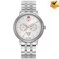 JDM Military (Jacques Du Manoir) - WG003-01 - Echo - Swiss Made - Stainless Steel Chronograph Wrist Watch for Men - 10 ATM. 