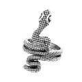 Vintage Retro Punk Ouroboros Head Natural Born Killers Adjustable Snake Serpent Rings. 