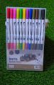 Keep Smiling Dual Tip Brush Pen Art Marker 12 Pcs Set. 