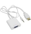 Hdmi To Vga Converter With Sound- White. 