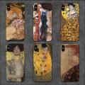 Art Gustav Klimt Phone Case For iPhone 11 12 Mini 13 14 Pro XS Max X 8 7 6s Plus 5 SE XR Shell. 