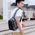 Small usb charge shoulder bag men messenger bags male waterproof sling chest bag boy travel bagpack men cross body bags. 