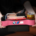 1Pcs Car Seat Slot Storage Box Gap Seam Pocket Car Storage Box For BMW X1 X3 X5 X6 F30 F34 E60 E90 F10 E34 E36 F20 G30 F15 F16 （# Pink ）. 