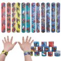 3/6/12pcs Spiderman Wristband Anime FigureWristband Child Slap Band Puzzle Kids Toys Boys Girls Christmars Gifts. 