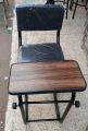 Steel Color Coated Namaz Chair For People (Praying Chair) - Wooden Sajda. 