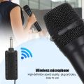 LT-125 2x Universal Wireless Microphone Professional Handheld Mic System + Receiver Karaoke for mobile, PC, DSLR, Camera HD Wirelss Handy Microphone with reciever for Mobile and PC Compiter, DSLR, Video Camera Universal. 