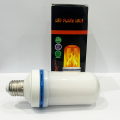 LED Flame Bulb with 3 different modes 9 Watt, Yellow Flickering Lamp With Upside Down Effect, LED Dynamic Flame Effect Light, Indoor and Outdoor Home Decoration Flame Blub, Summer Flame LED Flame Light Bulb. 