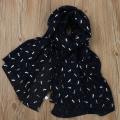 Women Gold Foil Dragonfly Print Women's Shawl Pashmina Stole Scarf Scarves. 