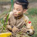 Kids Tactical Fingerless Gloves for 4-14 Years Old Military Armed Anti-Skid Sport Outdoor Half Finger Children Boys Girls Gloves. 