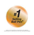 BIC Round Stic Xtra Life Ballpoint Pens, Medium Point, 1.0 mm, Black Ink, Pack of 4, Flexible Round Barrel For Writing Comfort USA's #1 Brand. 