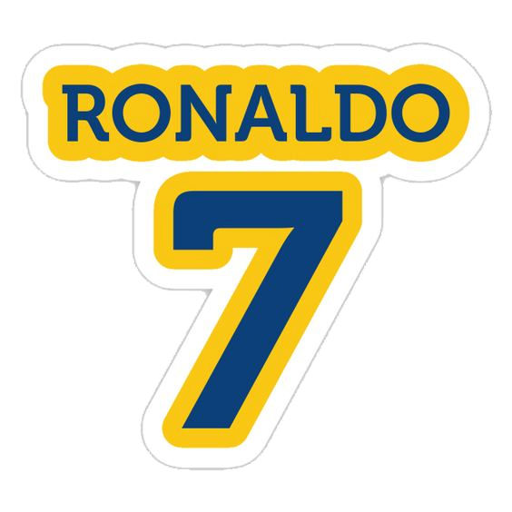 CR7 Ronaldo Sticker for Laptop and Sticker for Mobile 1pcs 2x3 inch