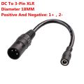 DC 5.5MM To 3P GX16 3-Pin XLR RCA IEC 3P GX12 DC 8MM Connector Cable Adapter For Scooter Electric Bike Charger Accessories Plug. 