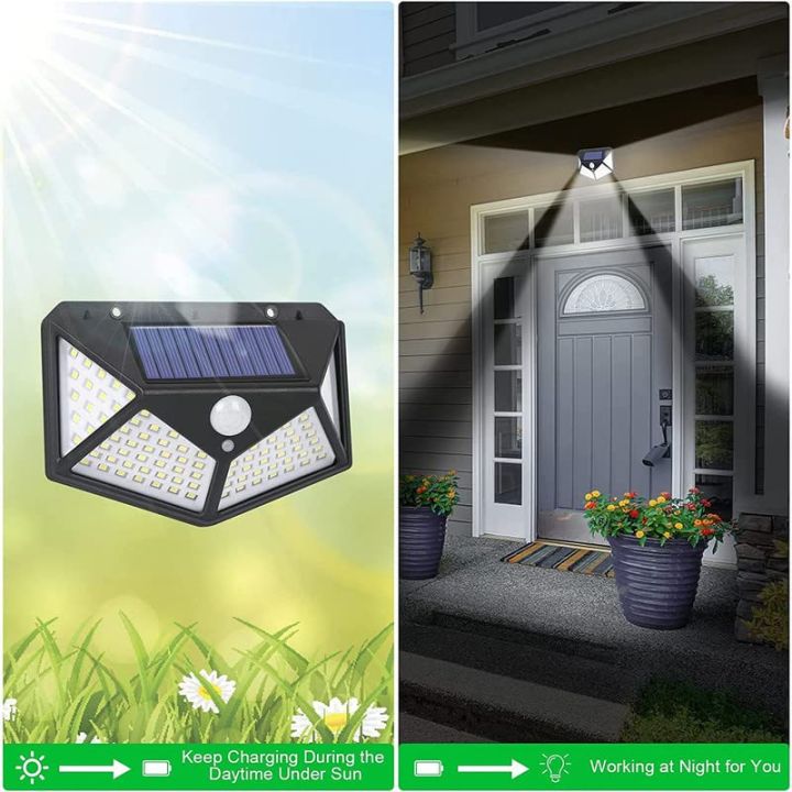 Solar Llight Outdoor Without Motion Sensor Automatic Off on for Outdoor Street Llight gate Pillar Llights Waterproof with Motion Sensor