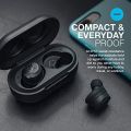 JLab JBuds Air True Wireless Signature Bluetooth Earbuds + Charging Case, Black, IP55 Sweat Resistance, Bluetooth 5.0 Connection, 3 EQ Sound Settings Signature, Balanced, Bass Boost. 
