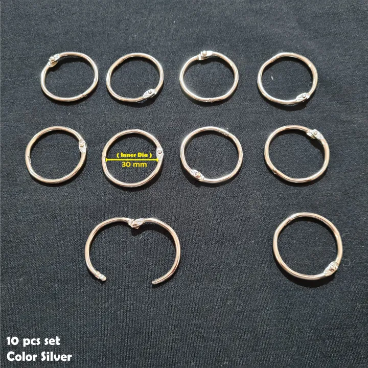 30mm%20ring%2010%20pcs%20set%20Metal%20Scrapbook%20Lock%20Ring%20Book%20Ring%20Binder%20Ring%20-%20Image%204