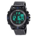 Kak Sports Waterproof Electronic Digital Pointer Stopwatch Luminous Wrist Watch. 