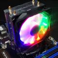 CPU Cooler Fan Heat Pipes Processor Cooler for AMD AM2 AM2+ AM3 for LGA 775 115X 1200 Silent Radiator Dual Fan. 