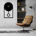 Elite Elegance Metal Wall Clock, Modern, Metal Pendulum Wall Clock, Wall Decor , Home Decor, Office, Original Design Clock, Large Clock, Minimalist Clock, Custom Clock, Wall Hanging, Wall Art. 