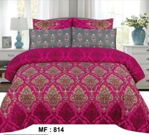 Printed King Size Bedsheet Set with Pillow cover Cotton Bedsheet Gift Pack
