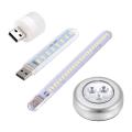 USB Night Light Mini LED Night Light USB Plug Lamp Power Bank Charging USB Book Lights Small Round Reading Eye Protection Lamps. 