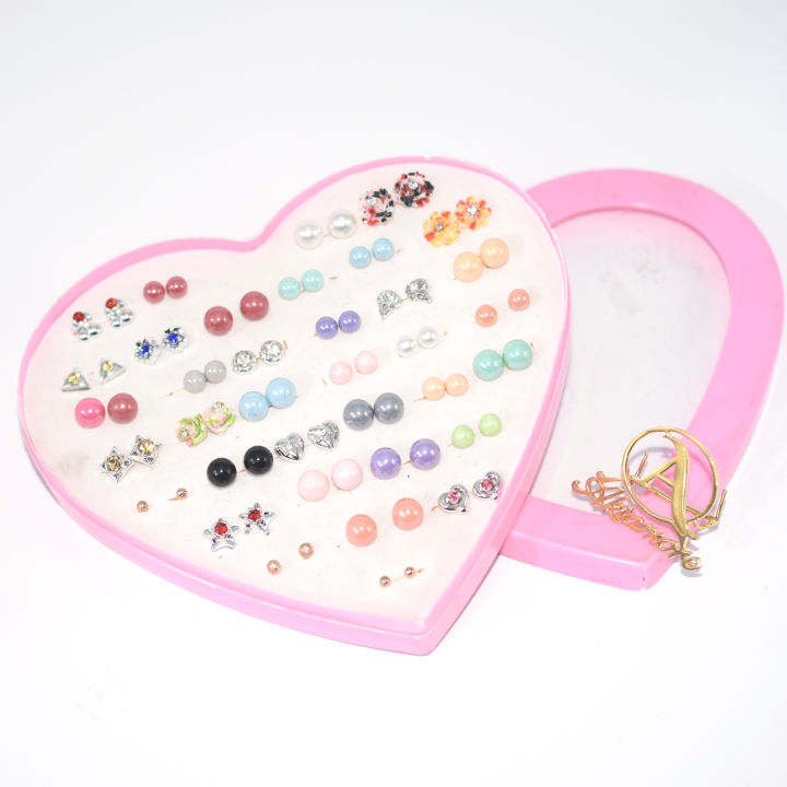 Pack of 36 Earring for Women - golden