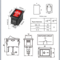 1 Piece Waterproof Inline Switch IP67 Waterproof Inline Switch 12V DC 20A High Current Power Waterproof Switch. 