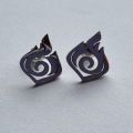 Genshin Impact Childe Cute Earrings Studs Jewelry Luxury Game Anime Earrings Stainlees Steel Earrings Studs Silver Color. 