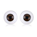 20mm 22mm 24mm Animal Blue Brown Black Real Like Eyeballs Baby toy Half Round Hollow Realistic Dolls Eyes. 