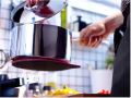 IKEA 365+ GUNSTIG Pot stand, magnetic, red, dark grey. 