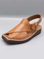 Kaptaan Chappal | Brown Color | HandMade | Code PC-045. 