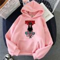 "Hoodie for Girls & Women with Stranger Things Print - Stay Cozy and Stylish with this Trendy Hoodie". 