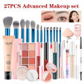Lameila Makeup Set 24PCS Set BB cream Lipstick Concealer Pre makeup lotion Powder blusher Isolation Powder puff. 