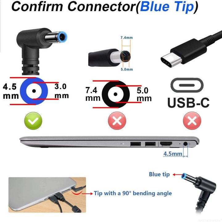 OriginaL%20HP%20Pavillion%20Blue%20Pin%20Laptop%20Charger%2019.5V%202.31A%2045W%20-%20Image%209