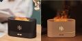 Flame Aroma Diffuser Air Humidifier Ultrasonic Cool Mist Maker Fogger Led Essential Oil 3D Effect Fire Lamp Difusor Air Humidifier. 