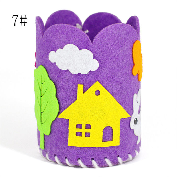 Pen Container DIY Pencil Holder Children Craft  Kits Kids Educational DIY Craft Kit Cute Creative Handmade