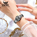 OPK Watch for Women  Waterproof Fashion Korean Style Diamond Dial Luminous Calendar Stainless Steel Ladies Relo 8105. 