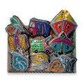Handmade Truck Art Fridge Magnets , Set of 3 or 5 Pcs. 