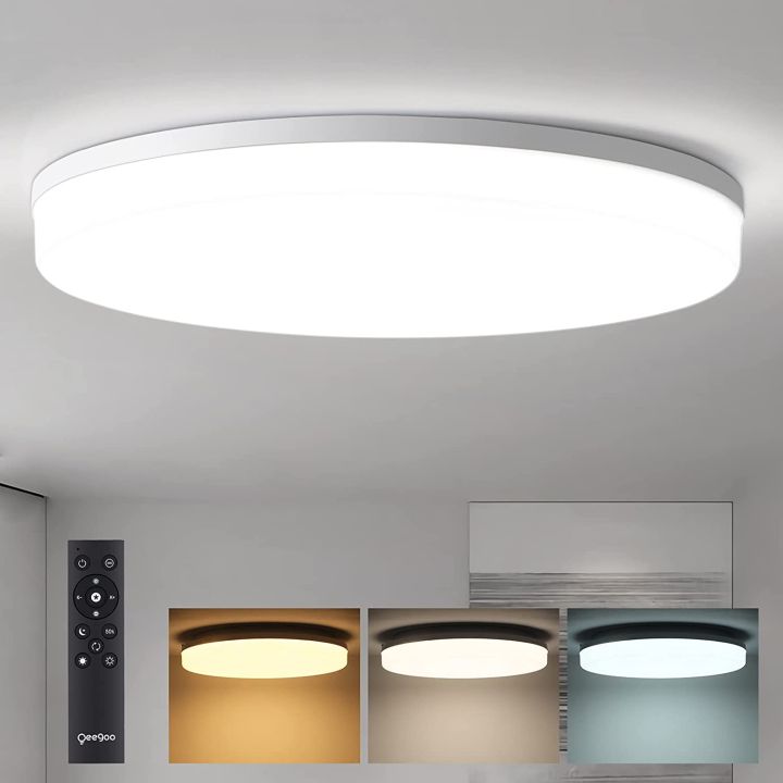 Leoeu%20LED%20Flush%20Mount%20Ceiling%20Light%20Fixtures%20with%20Remote%20Control,%20Round%208.6inch%2018W%201800LM%20Super%20Bright%20Dimmable%20Ceiling%20Lighting%20Fixtures%20for%20Bedroom%20Bathroom%20Kitchen%20Kids%20Room,%203000K-4000K%20-%20Image%202
