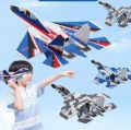Electric Foam Hand Launch Glider Airplane - Su-27 Fighter Jet| Best Foam Glider for Kids & Adults. 