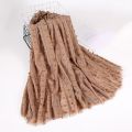 Staller Hijab Fuzzy Cotton Ball Design for Girls, Women Lightweight, Trending fashion Premium Quality,Imported in 22 Colors.. 