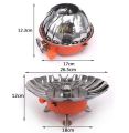 Portable Windproof Camping Stove Gas stainless steel outdoor Stove Camping cooking Stove for BBQ/Fishing, Camping accessories. 