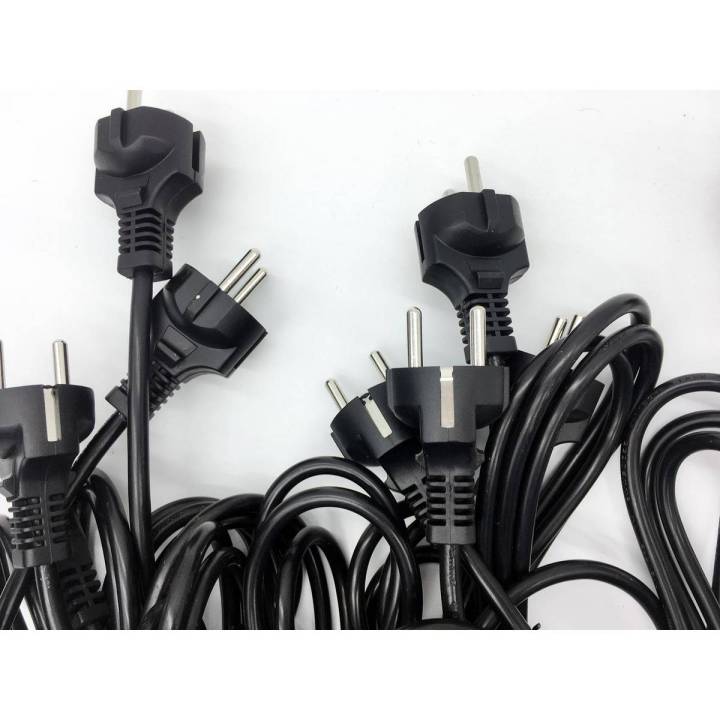 FCI Power Cable 1.8M Original Power Cable For Computer, LCD, LED,Power Supply, Printers, Adaptors, UPS & Other Devices