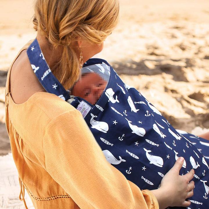 Outdoor Large Mother Nursing Cover, Top, Apron, Shawl, Baby Breast Feeding Cover, Nursing breastfeeding Cover Scarf, Privacy for  Breastfeeding the baby No See Through Soft Cotton