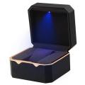 Watch Box with Octagonal aurum Edge with Light, Paint Watch Storage Box, Watch Box, Watch Box. 