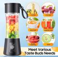 Azeem Mall Mini USB Rechargeable Juicer Blender 6 Blades 380ml Portable Electric Fruit Juice Maker Mini Juicer Machine For Kids carry for gym travel Mini Juicer blender bottal Small Juicer Mixer Machine. 
