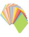 Pack of 100 Color Paper A4 Size - Multicolour. 