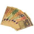 5 10 20 50 100 200 500 EUR Decoration Realistic Commemorative Notes Fake Money Gifts Antique Plated. 